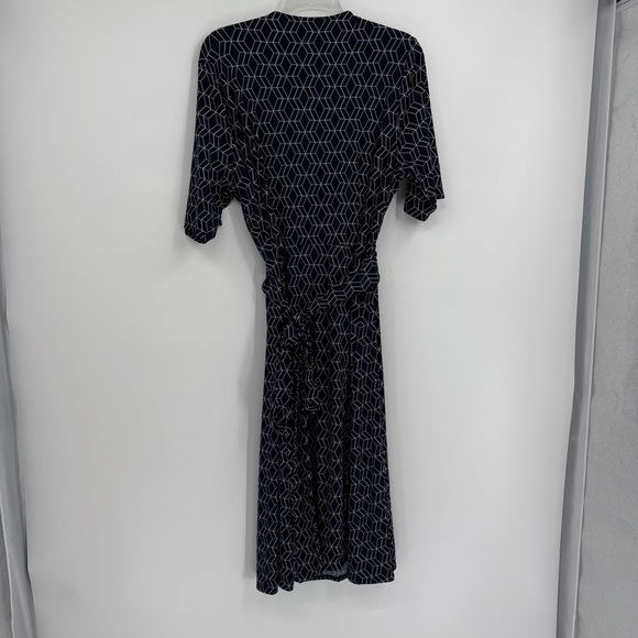 41 Hawthorn Kaitlyn Woman’s Plus Size 2X Navy Midi A Line Fit /Flare dress - Picture 8 of 11